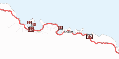 Stadtplan Port Antonio Jamaika